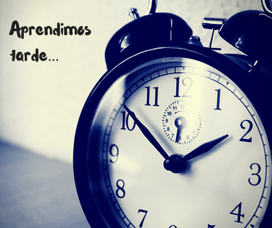 APRENDIMOS TARDE POST